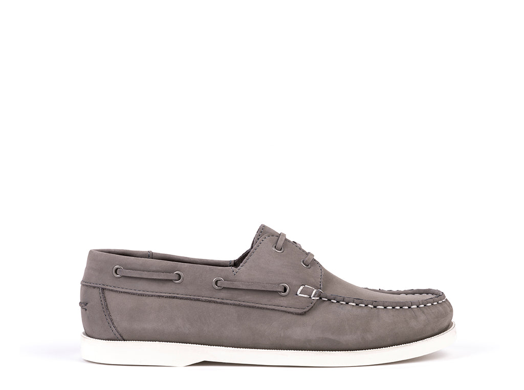 Boat Shoes // Grey Nobuck