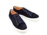 Sneakers // Navy Blue Suede