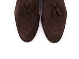 Tasseled Loafers // Dark Brown Suede
