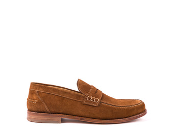 Penny Loafers // Brown Suede